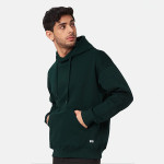 Men Green Hooded Sweatshirt