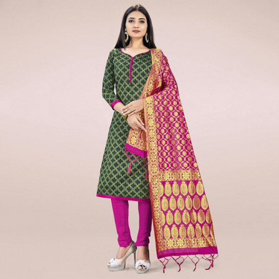 https://easyeleganz.com/products/green-pink-unstitched-dress-material