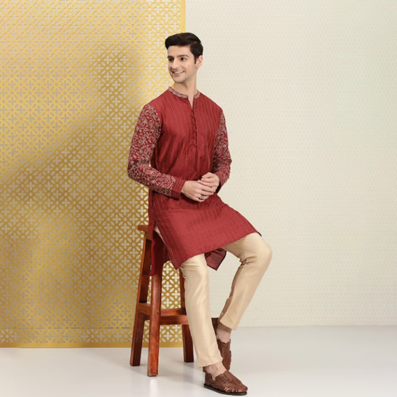 https://easyeleganz.com/products/men-red-gold-toned-ethnic-motifs-printed-thread-work-kurta