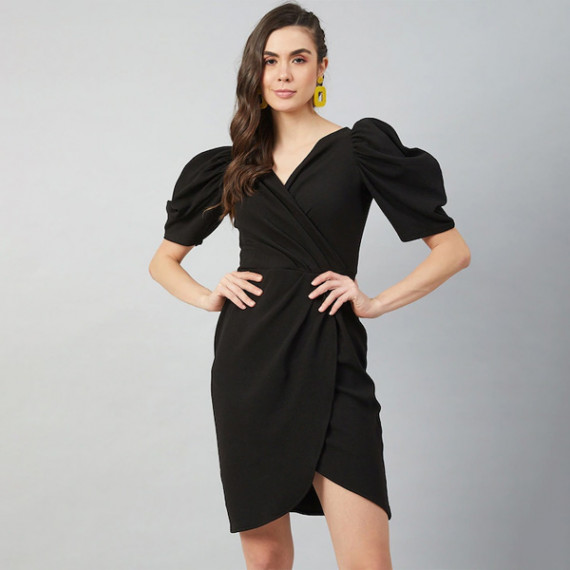 https://easyeleganz.com/products/black-tulip-wrap-dress-with-volume-sleeves