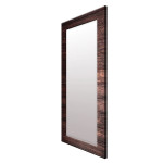 Brown Framed Wall Mirror