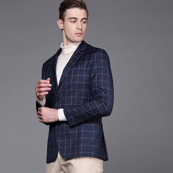 https://easyeleganz.com/products/men-navy-blue-beige-slim-fit-checked-single-breasted-smart-casual-blazer