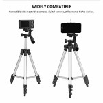 Tygot Adjustable Aluminium Alloy Tripod Stand Holder for Mobile Phones & Camera, 360 mm -1050 mm