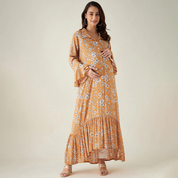 https://easyeleganz.com/products/floral-maternity-shirt-maxi-dress