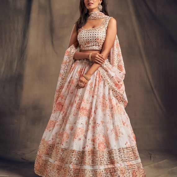 https://easyeleganz.com/products/white-beige-printed-semi-stitched-lehenga-unstitched-blouse-with-dupatta