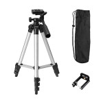 Tygot Adjustable Aluminium Alloy Tripod Stand Holder for Mobile Phones & Camera, 360 mm -1050 mm